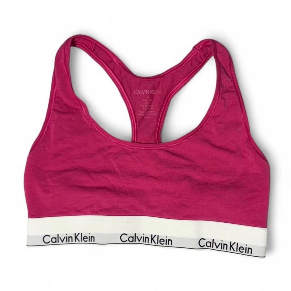 Pink Calvin Klein Racerback Bra